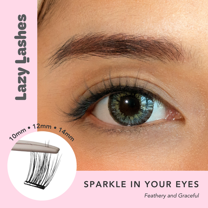 Everyday Sparkle In Your Eyes Lazy Lashes (Press-On Lash Clusters)