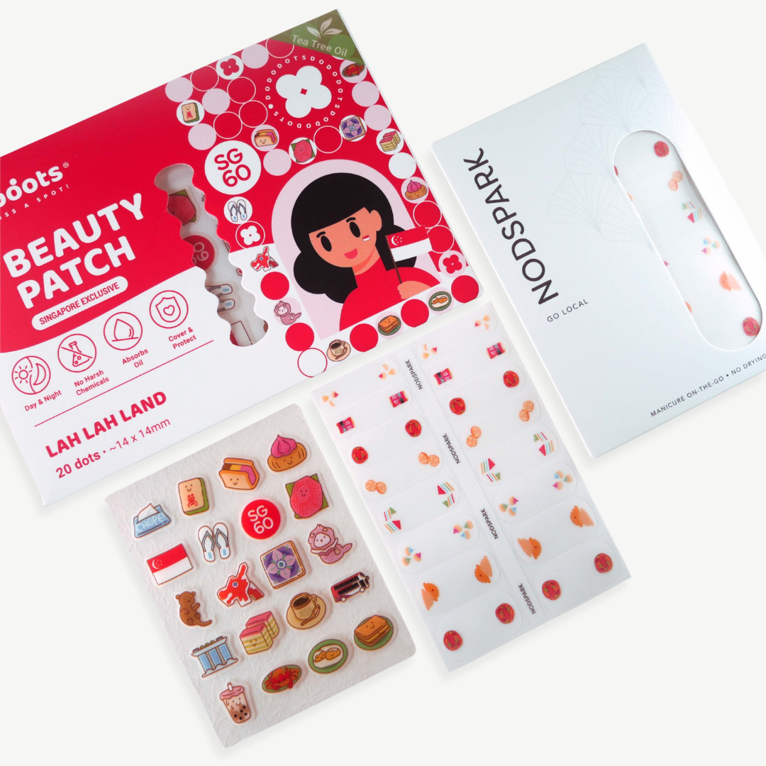 Shiok Ah x Lah Lah Land by Dododots Pimple Patches Bundle