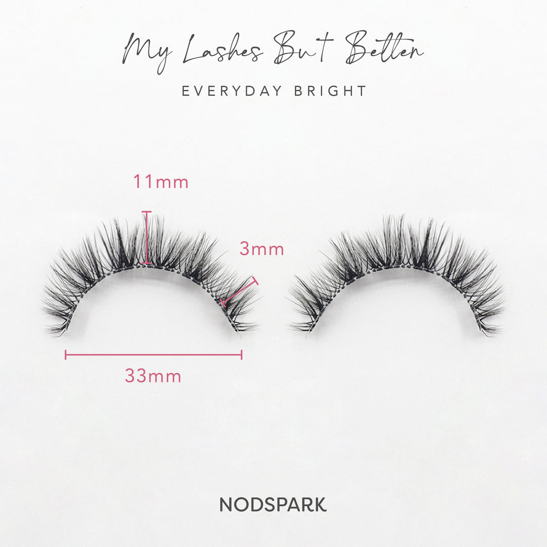 Everyday Bright MLBB Lashes by Nodspark