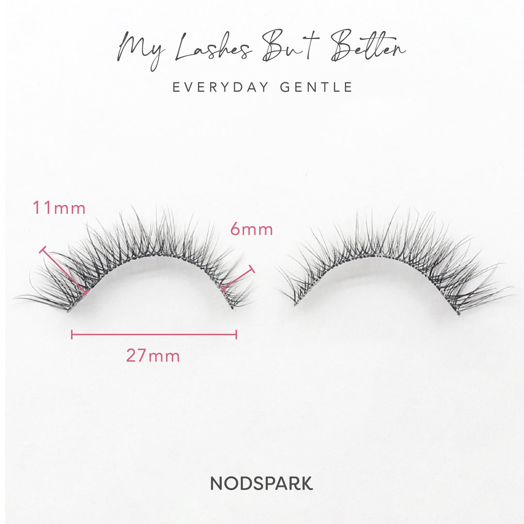 Everyday Gentle MLBB Lashes by Nodspark