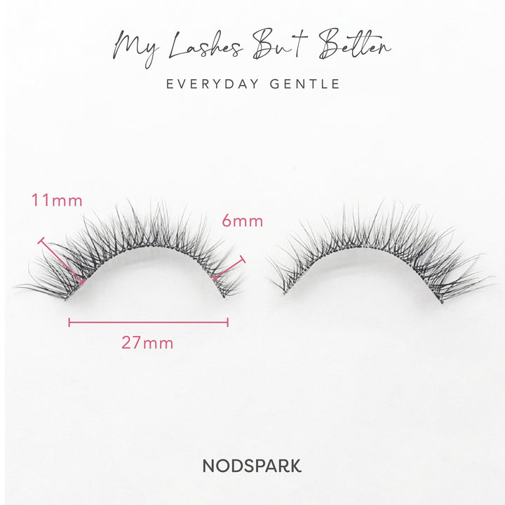 Everyday Gentle MLBB Lashes by Nodspark