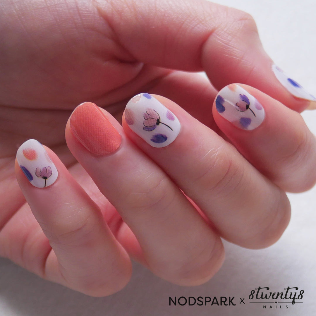 Mandarin Petals (x 8twenty8nails)