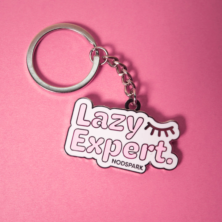 Lazy Expert Keychain
