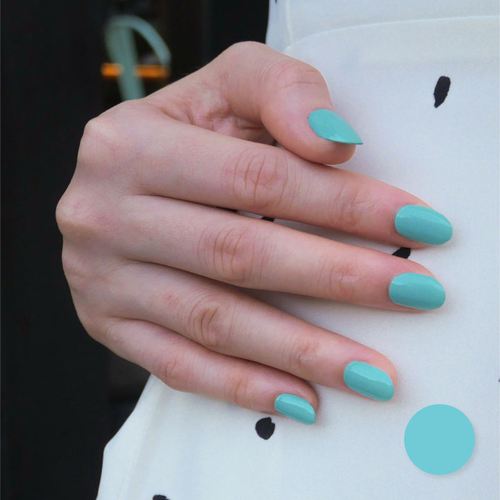 Classic Teal Nail Wrap Nail Wrap Manicure