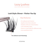 Dinner Flutter You Up Lashes (Press-On Lash Clusters)