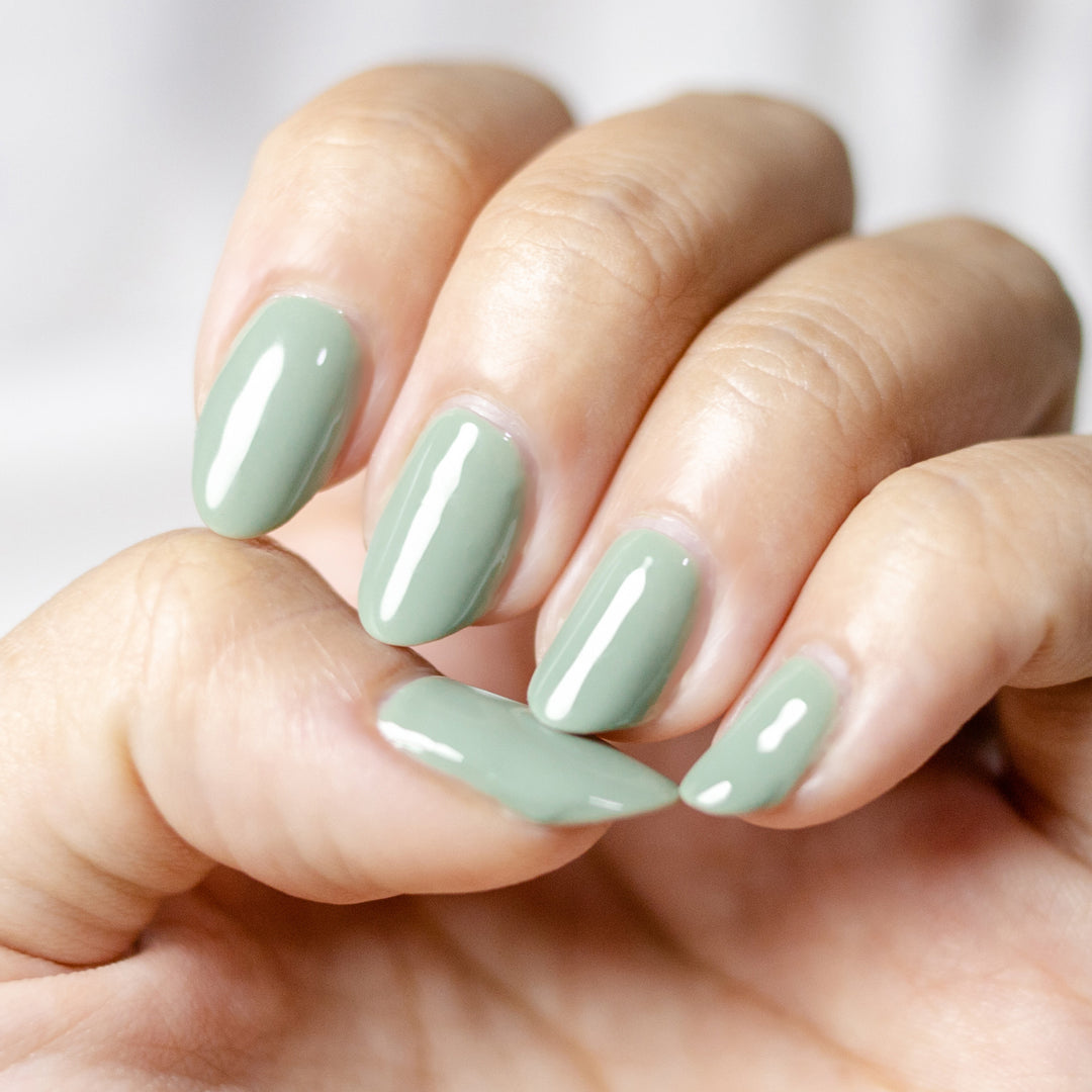 Dusty Sage Peel-off Gel Nail Polish (NS x ND)