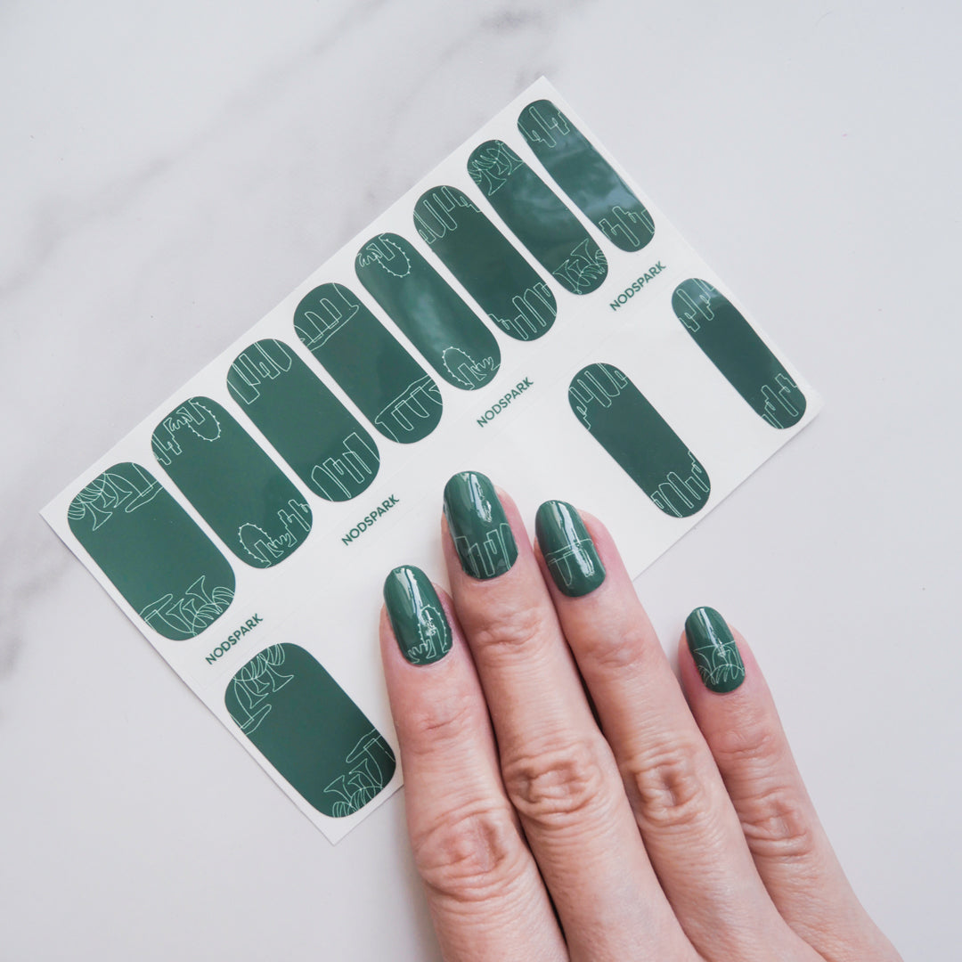 Garden City Nail Wrap Manicure