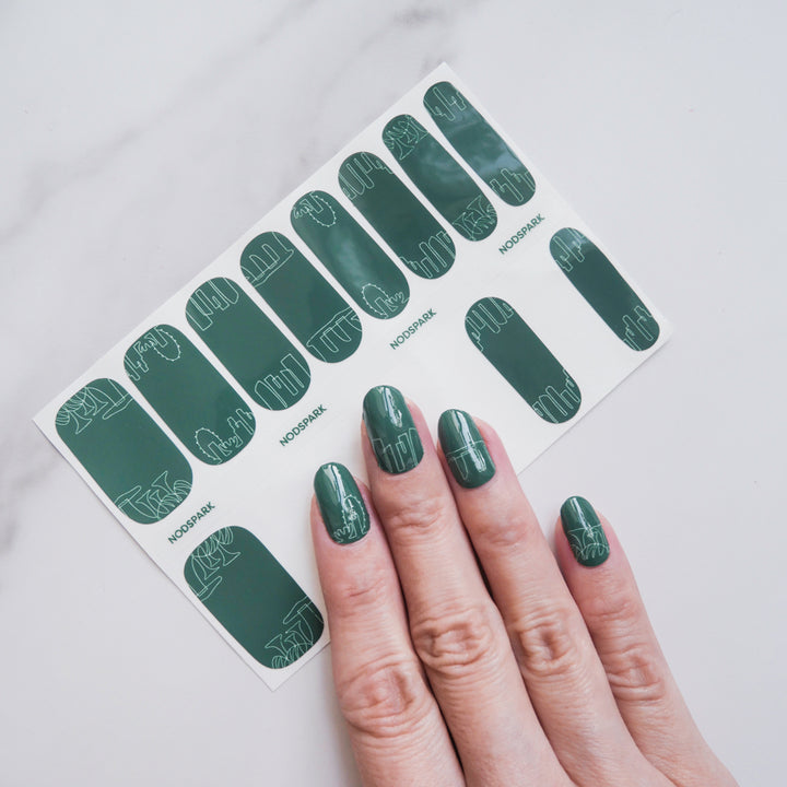 Garden City Nail Wrap Manicure