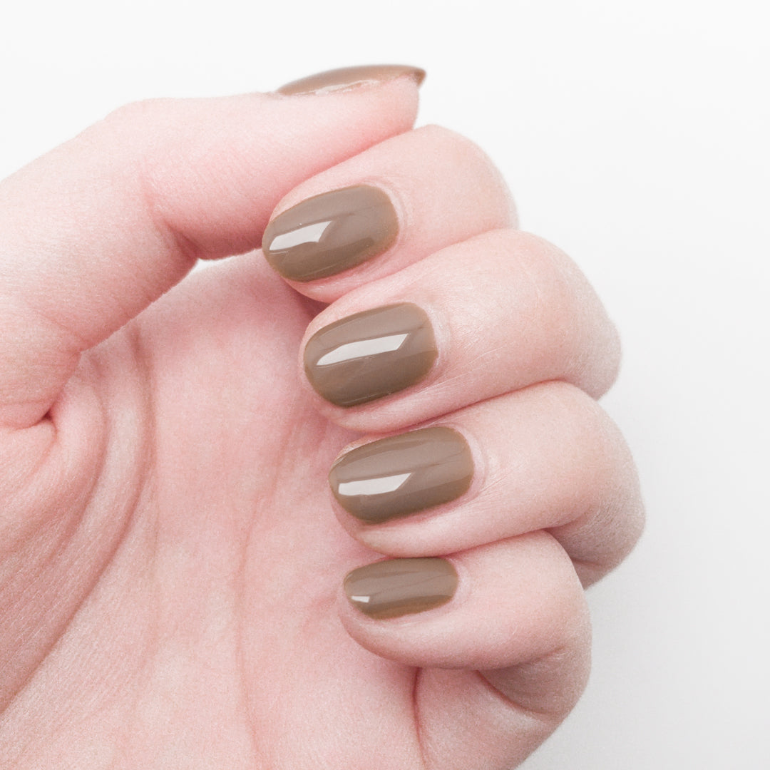 Medium Oak Peel-off Gel Nail Polish (by Light Lacquer)