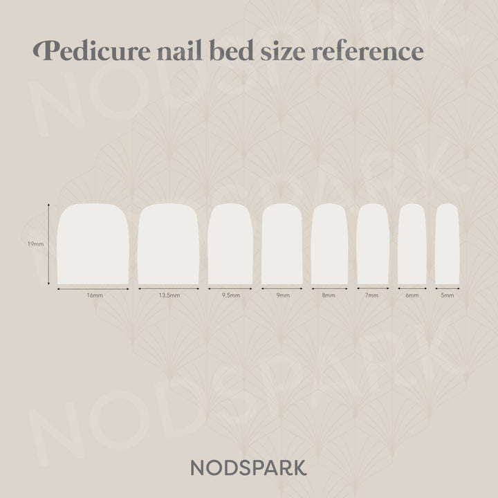 Graphite Green Colour Chart Pedicure