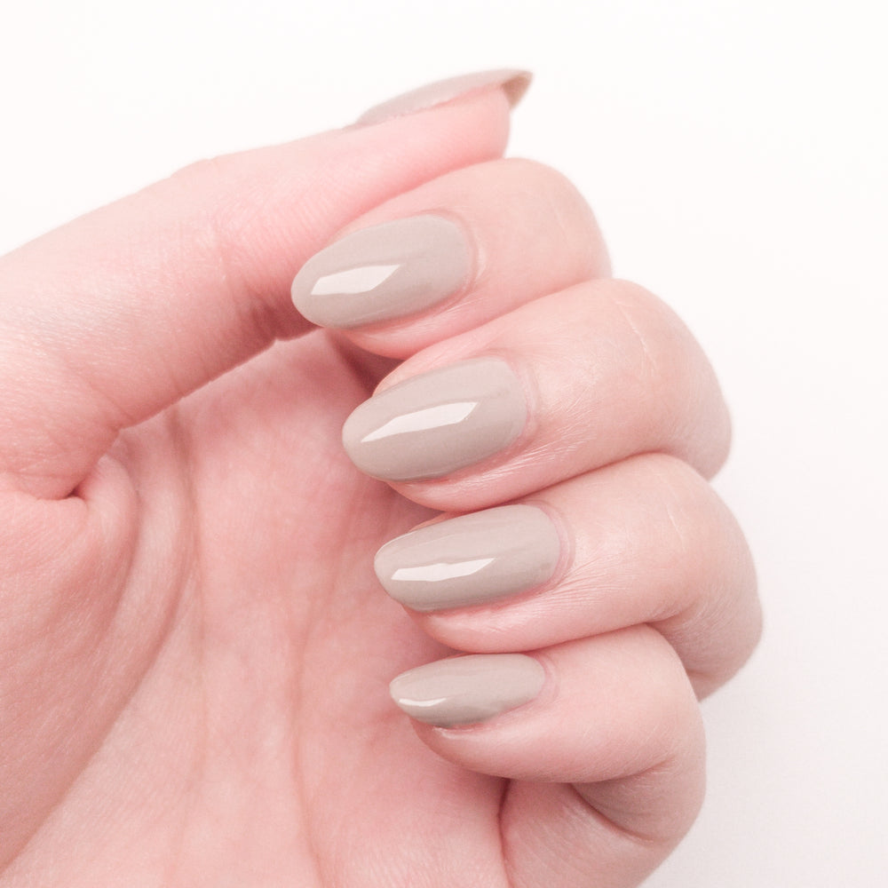 Warm Taupe Peel-off Gel Nail Polish (by Light Lacquer)