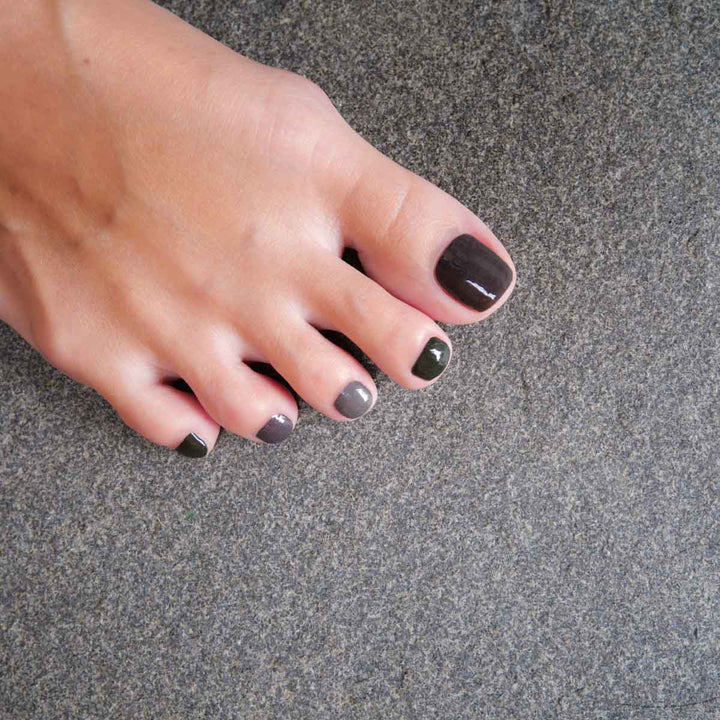 Graphite Green Colour Chart Pedicure