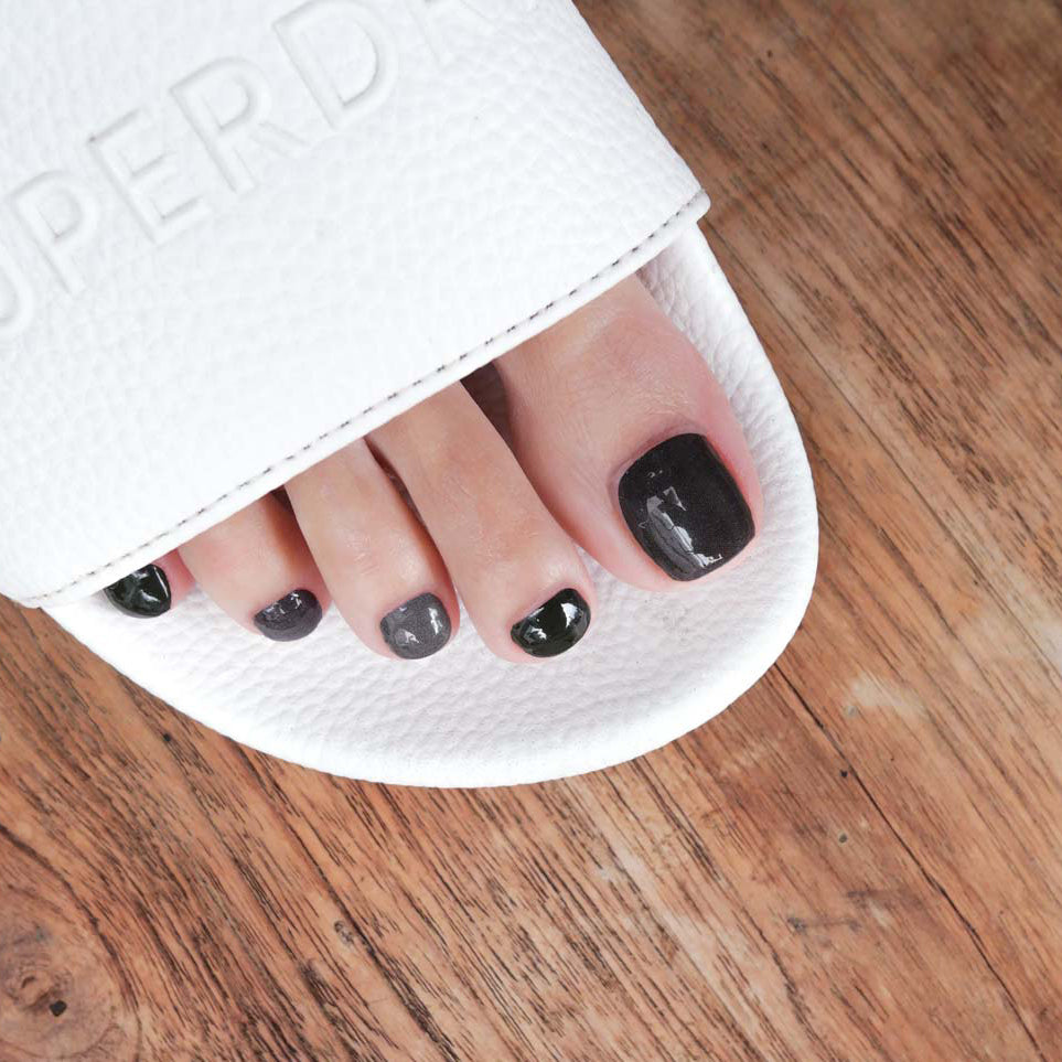 Graphite Green Colour Chart Pedicure