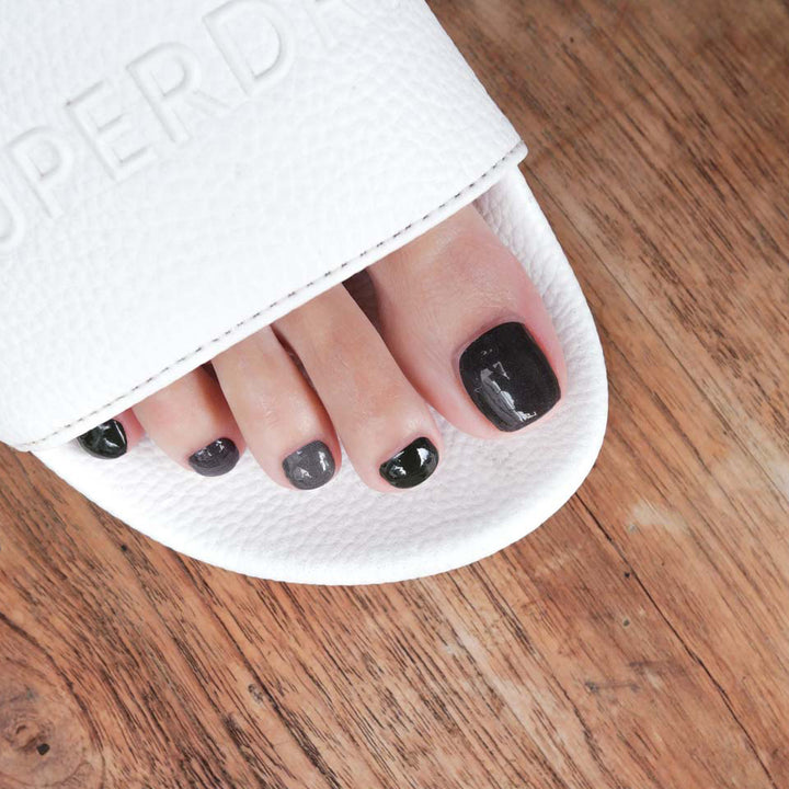 Graphite Green Colour Chart Pedicure