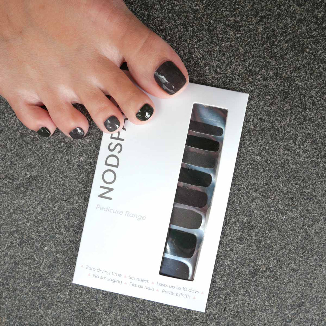 Graphite Green Colour Chart Pedicure