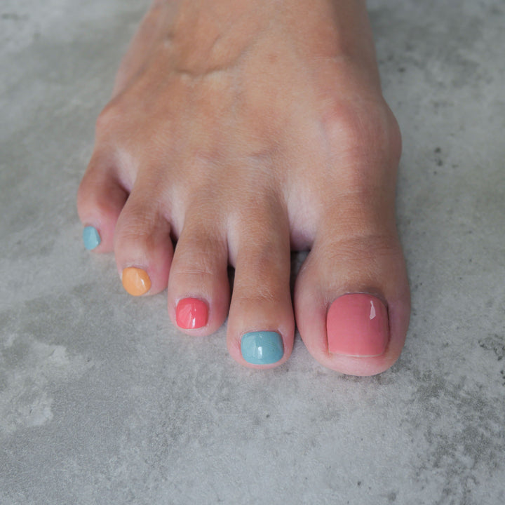 Prosperity Colour Chart Nail Wrap Pedicure
