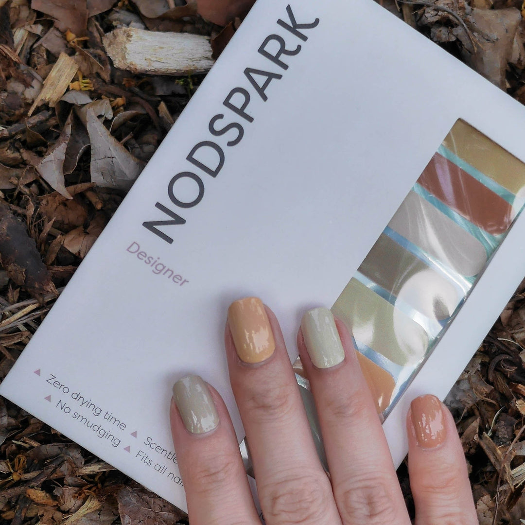 Timber Colour Chart Nail Wrap Manicure