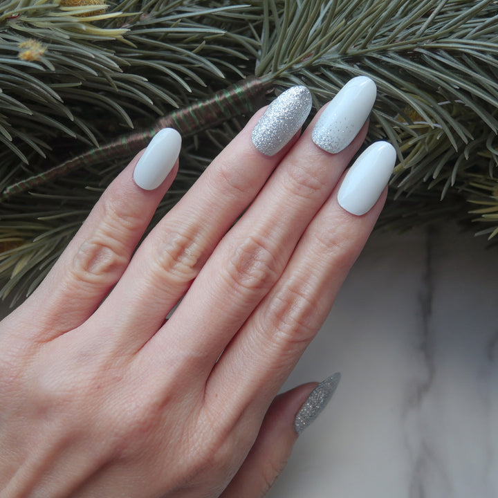 Frosty Silver Glitz