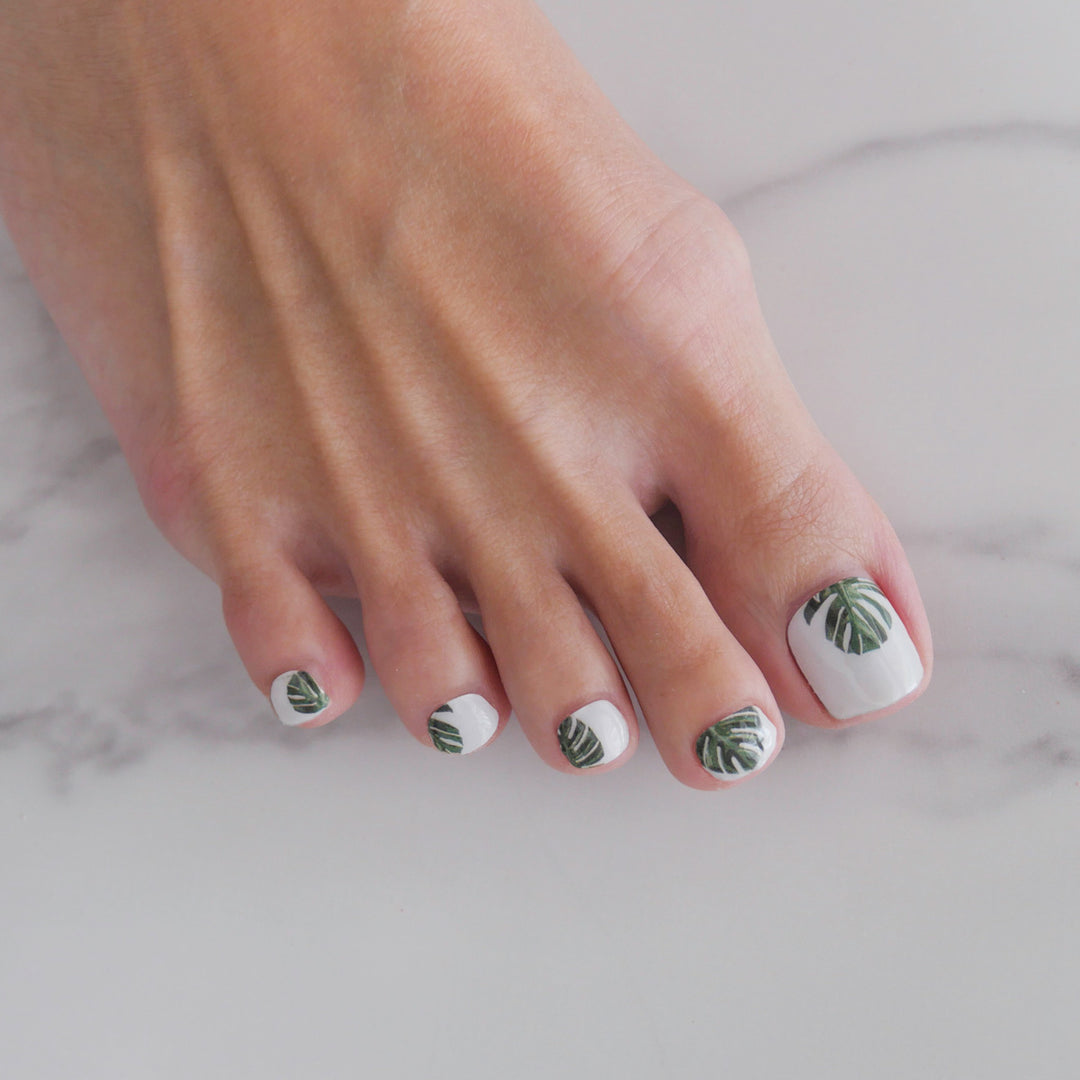 Monstera Revisited Pedicure