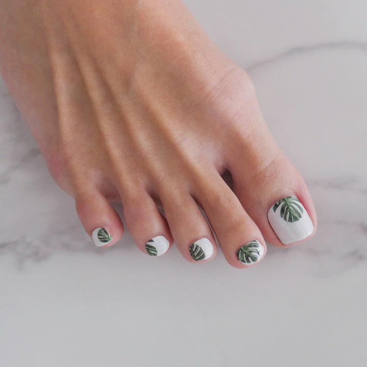 Monstera Revisited Pedicure
