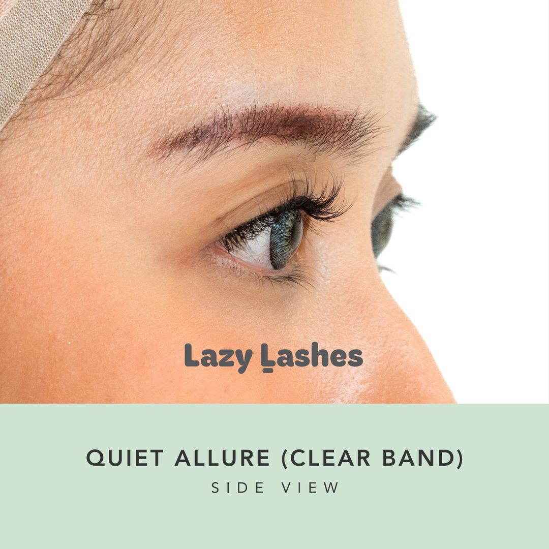 Everyday Quiet Allure (Clear Band) Lazy Lashes (Press-On Lash Clusters)