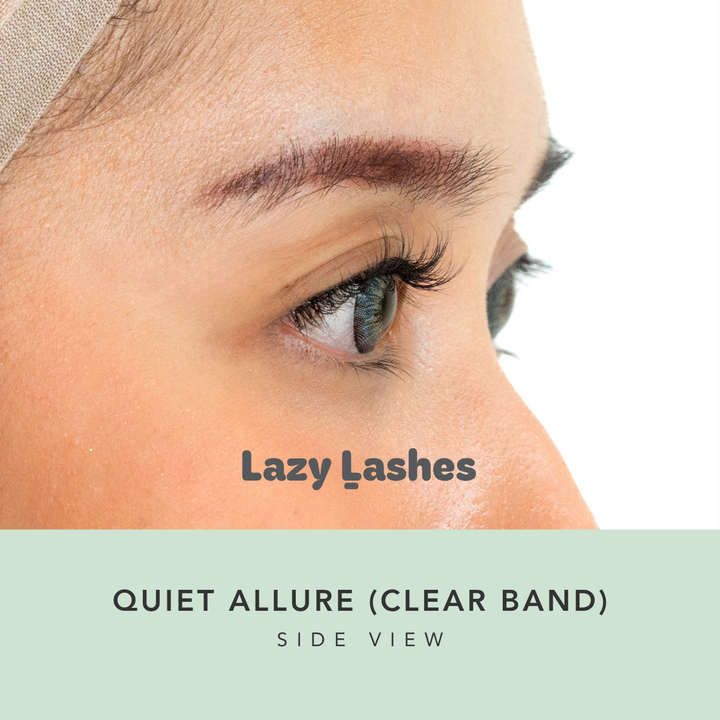 Everyday Quiet Allure (Clear Band) Lazy Lashes (Press-On Lash Clusters)