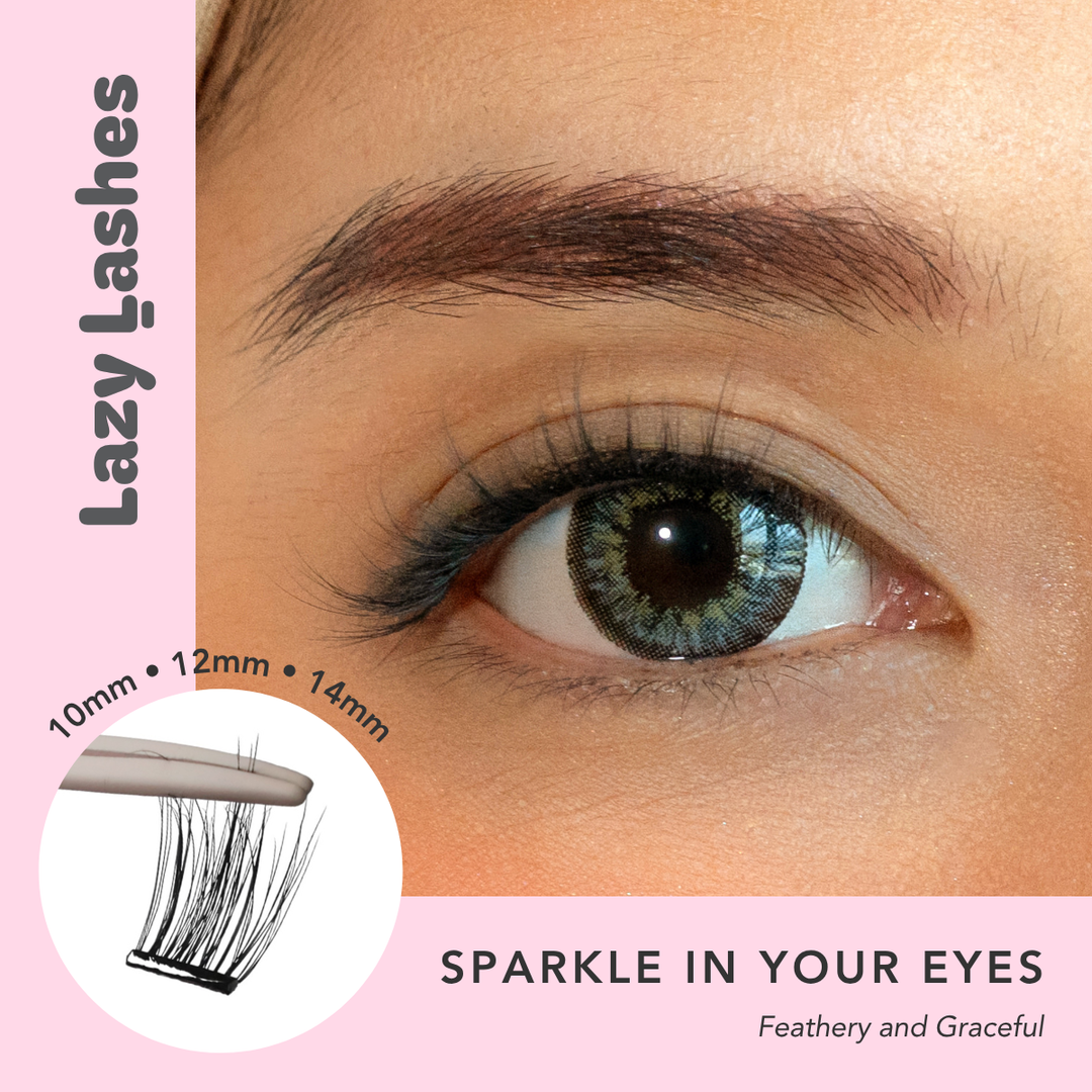 Everyday Sparkle In Your Eyes Lazy Lashes (Press-On Lash Clusters)