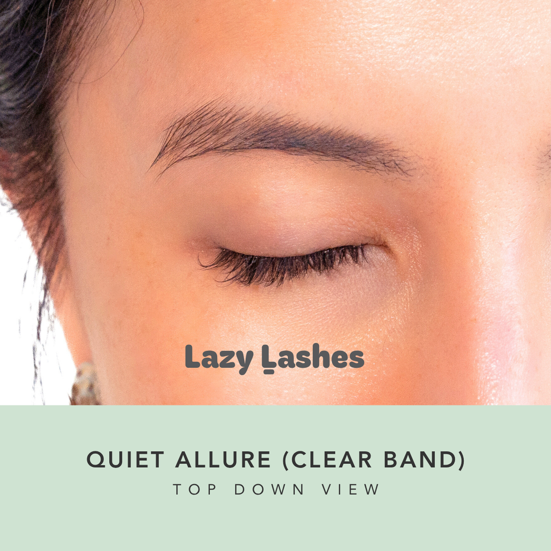 Everyday Quiet Allure (Clear Band) Lazy Lashes (Press-On Lash Clusters)