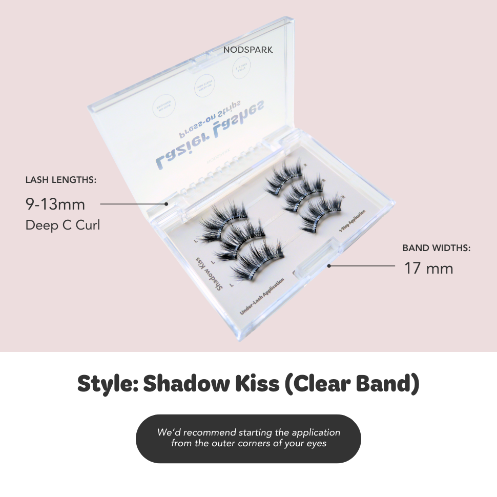 Shadow Kiss (Clear Band) LAZIER Lashes (Lash Strips)