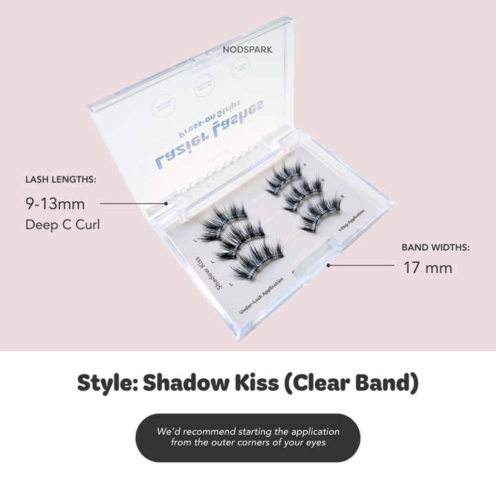 Shadow Kiss (Clear Band) LAZIER Lashes (Lash Strips)
