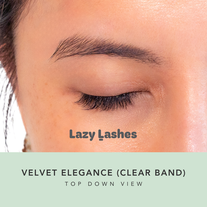 [BO2-MID JUN] Everyday Velvet Elegance (Clear Band) Lazy Lashes
