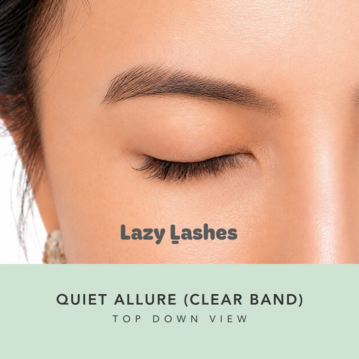 Everyday Quiet Allure (Clear Band) Lazy Lashes (Press-On Lash Clusters)
