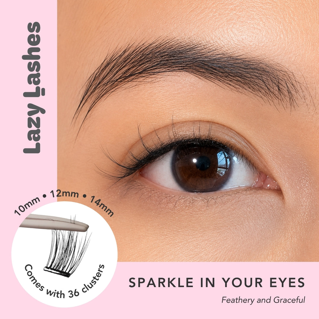 Everyday Sparkle In Your Eyes Lazy Lashes (Press-On Lash Clusters)