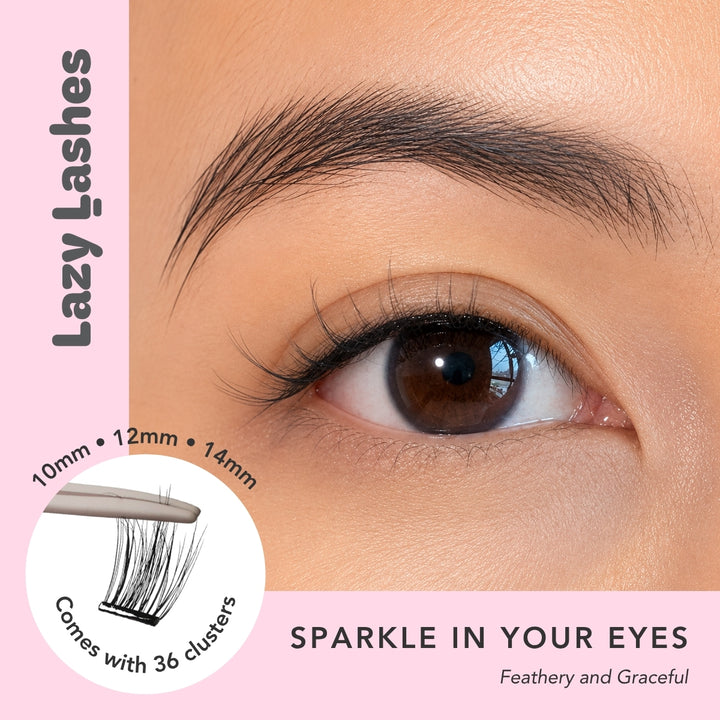 Everyday Sparkle In Your Eyes Lazy Lashes (Press-On Lash Clusters)