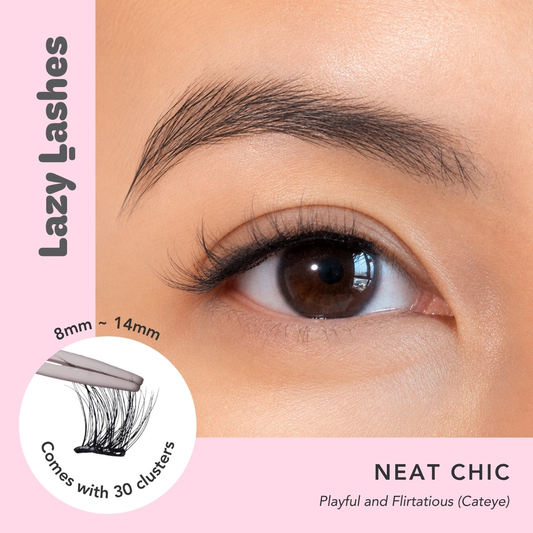 Everyday Neat Chic Lazy Lashes (Press-On Lash Clusters)