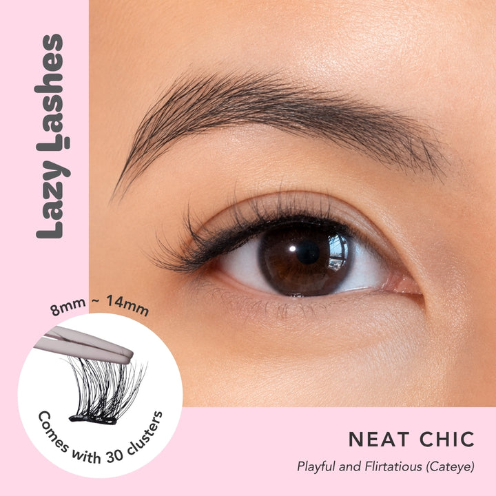 Everyday Neat Chic Lazy Lashes (Press-On Lash Clusters)