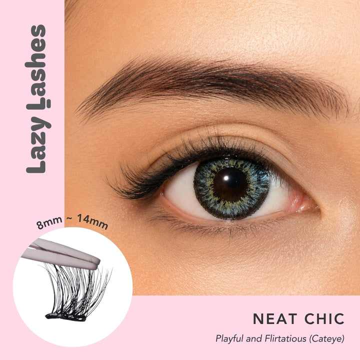 Everyday Neat Chic Lazy Lashes (Press-On Lash Clusters)