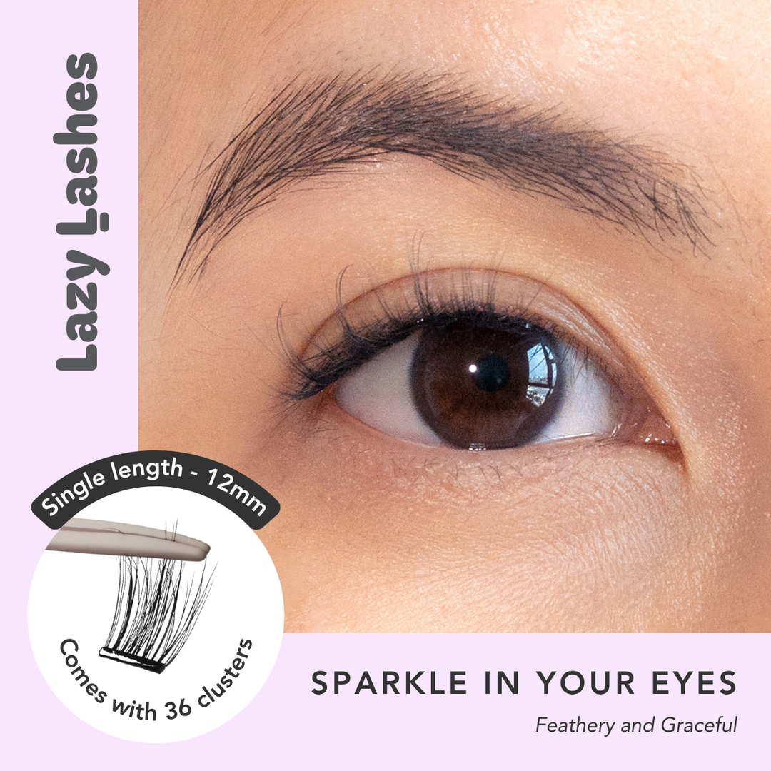 12mm Everyday Sparkle In Your Eyes Lazy Lashes (Press-On Lash Clusters)