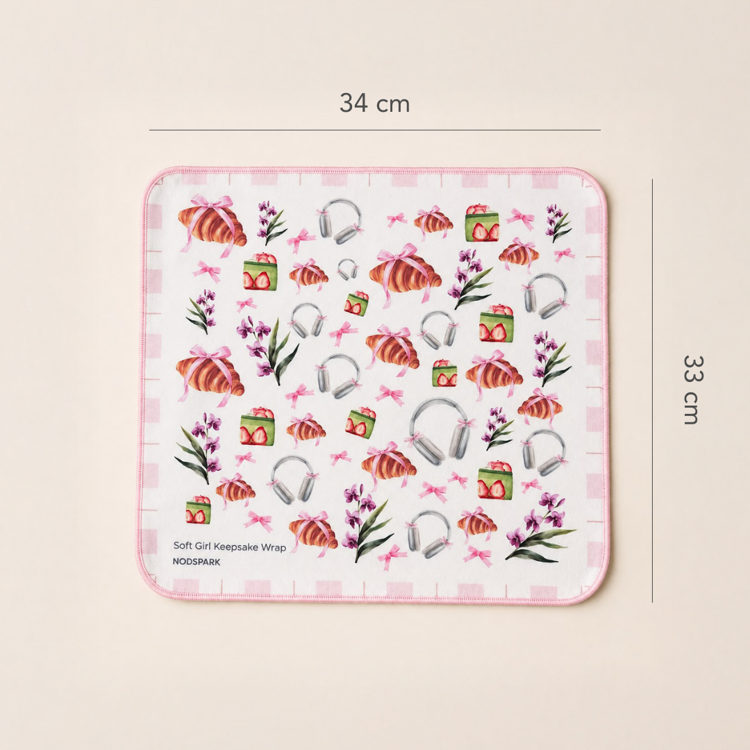 Soft Girl Keepsake Wrap