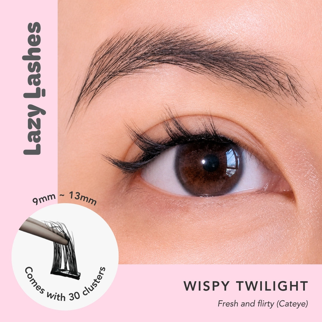 Everyday Wispy Twilight Lazy Lashes (Press-On Lash Clusters)