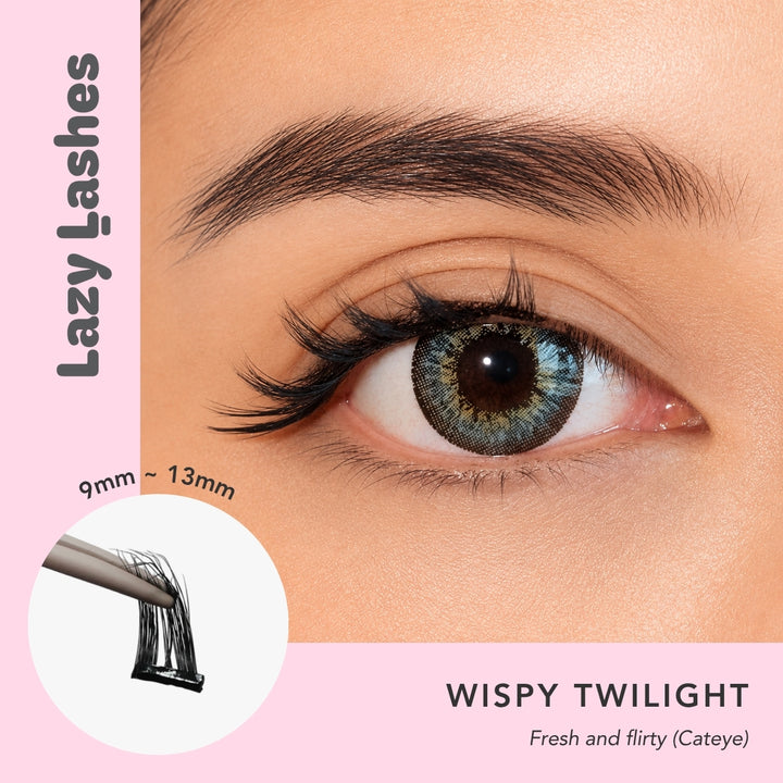 Everyday Wispy Twilight Lazy Lashes (Press-On Lash Clusters)