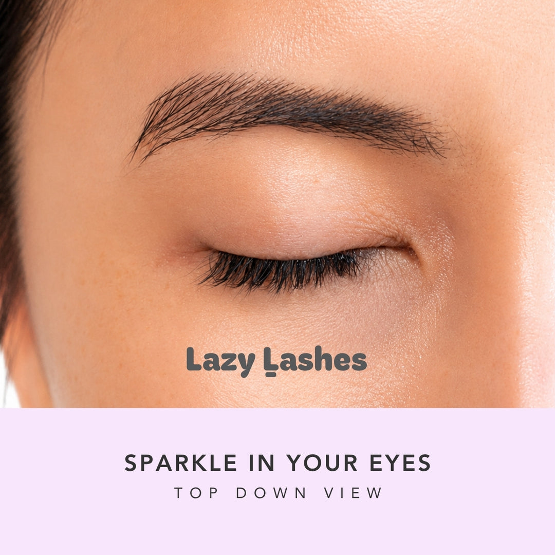12mm Everyday Sparkle In Your Eyes Lazy Lashes (Press-On Lash Clusters)