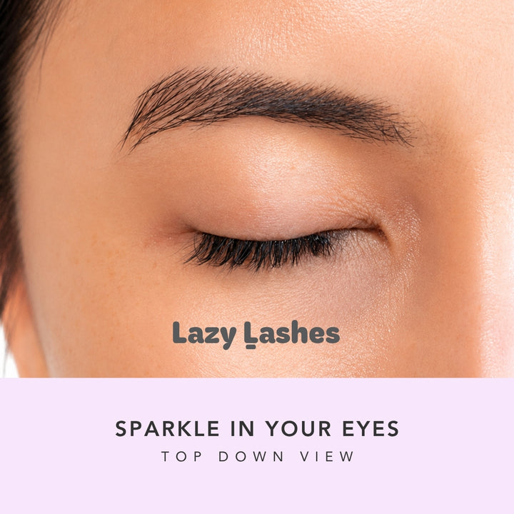 12mm Everyday Sparkle In Your Eyes Lazy Lashes (Press-On Lash Clusters)