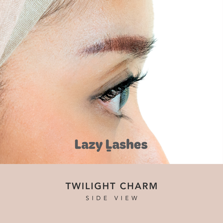 Dinner Twilight Charm Lazy Lashes (Press-On Lash Clusters)