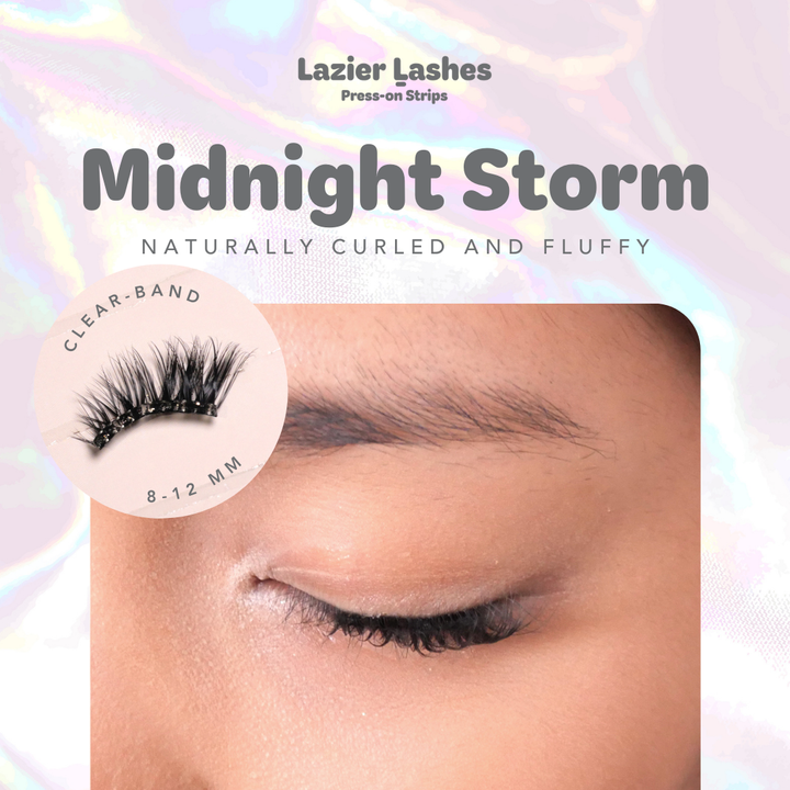 Midnight Storm (Clear Band) LAZIER Lashes (Lash Strips)