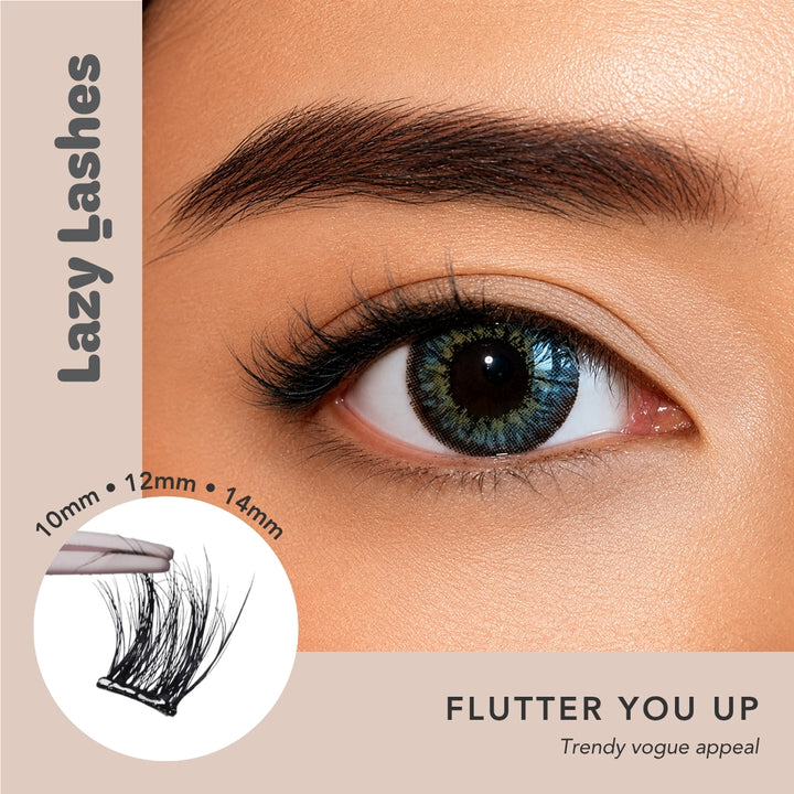 Dinner Flutter You Up Lazy Lashes (Press-On Lash Clusters)