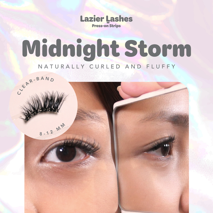 Midnight Storm (Clear Band) LAZIER Lashes (Lash Strips)