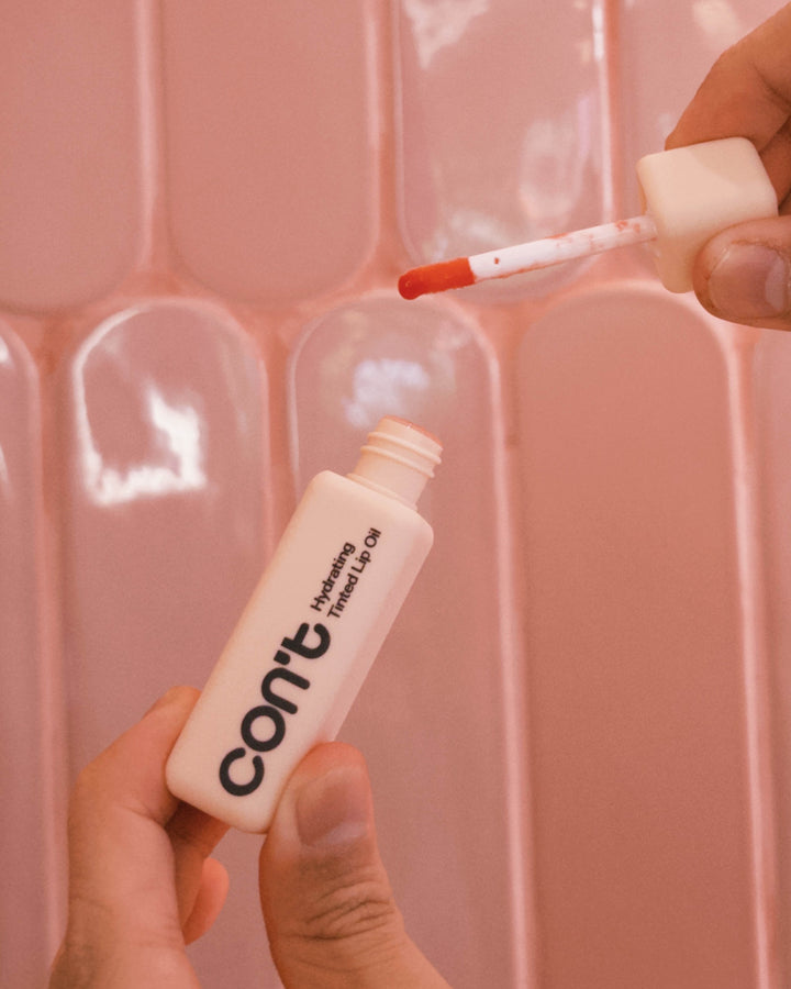 Con't Hydrating Tinted Lip Oil - Rose