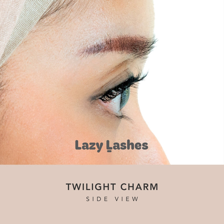 Dinner Twilight Charm Lazy Lashes (Press-On Lash Clusters)