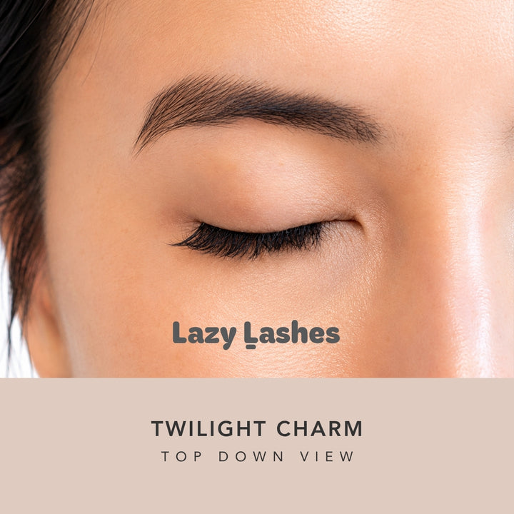 Dinner Twilight Charm Lazy Lashes (Press-On Lash Clusters)